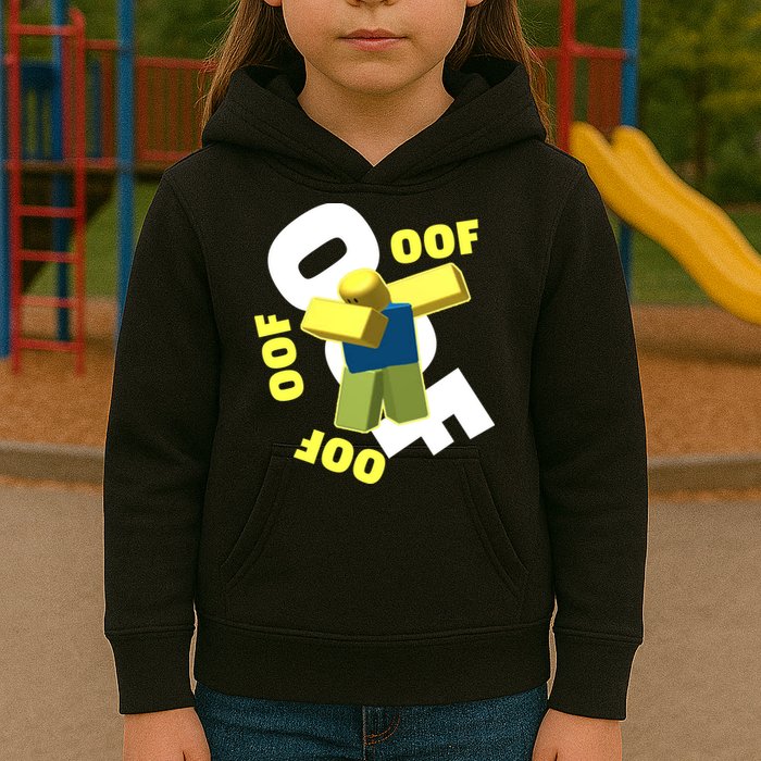 OOF Dancing Dabbing Noob Kids Hoodie