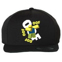 OOF Dancing Dabbing Noob Wool Snapback Cap