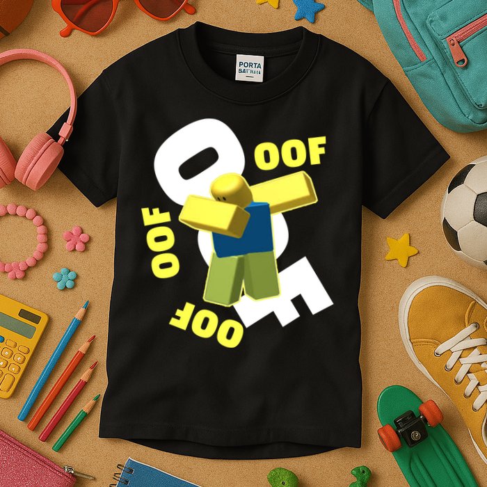 OOF Dancing Dabbing Noob Kids T-Shirt