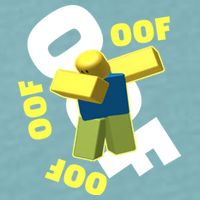 OOF Dancing Dabbing Noob Sueded Cloud Jersey T-Shirt