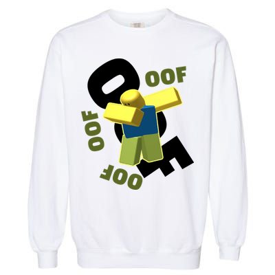 OOF Dancing Dabbing Noob Garment-Dyed Sweatshirt