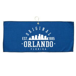 Original Orlando Florida Est 1885 Large Microfiber Waffle Golf Towel