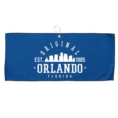 Original Orlando Florida Est 1885 Large Microfiber Waffle Golf Towel