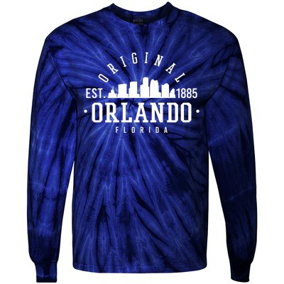 Original Orlando Florida Est 1885 Tie-Dye Long Sleeve Shirt