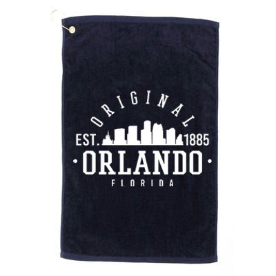 Original Orlando Florida Est 1885 Platinum Collection Golf Towel