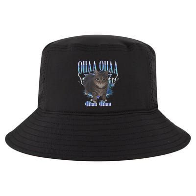 Oiiaa Oiiaa Funny Spinning Cat Meme Humor Cat Brainrot Cool Comfort Performance Bucket Hat