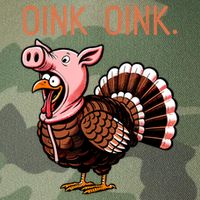 Oink Oink Funny Thanksgiving Turkey In A Pig Disguise Legacy Tie Dye Trucker Hat