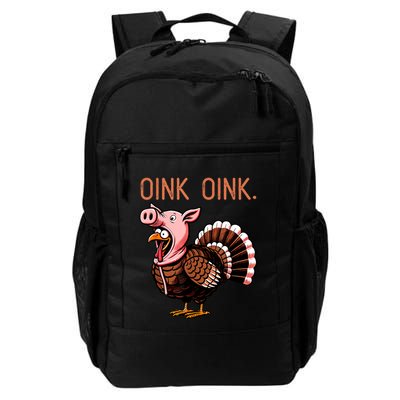 Oink Oink Funny Thanksgiving Turkey In A Pig Disguise Backpack