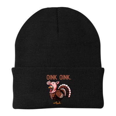 Oink Oink Funny Thanksgiving Turkey In A Pig Disguise Beanie