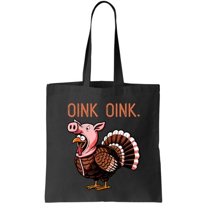Oink Oink Funny Thanksgiving Turkey In A Pig Disguise Bag
