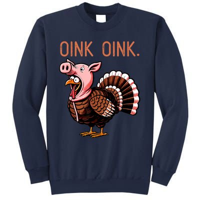 Oink Oink Funny Thanksgiving Turkey In A Pig Disguise Sweatshirt