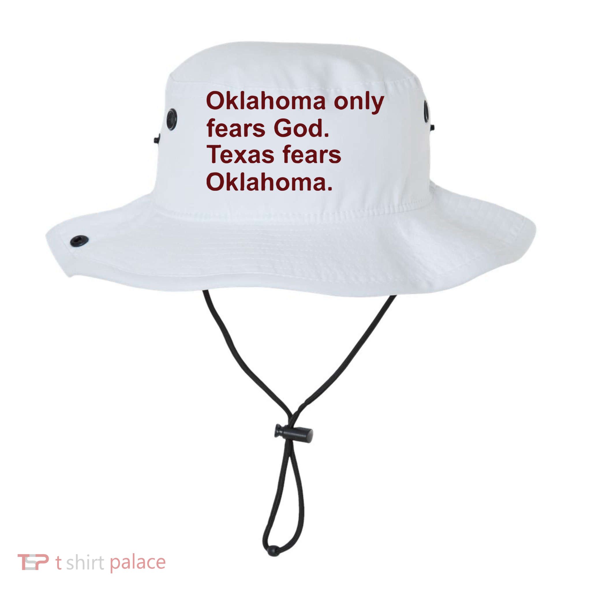 Oklahoma Only Fears God Texas Fears Oklahoma Bucket Hat