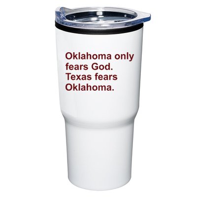 Oklahoma Only Fears God Texas Fears Oklahoma Tumbler
