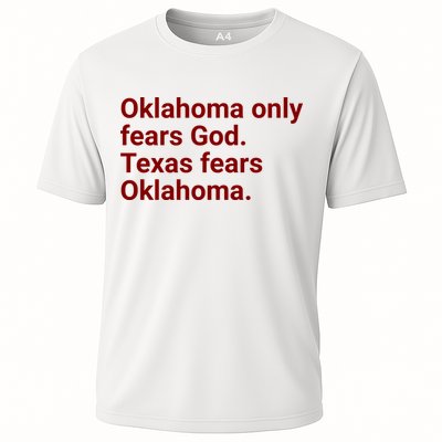 Oklahoma Only Fears God Texas Fears Oklahoma Performance Shirt