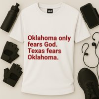 Oklahoma Only Fears God Texas Fears Oklahoma Cooling Performance Crew T-Shirt