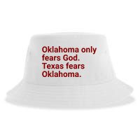 Oklahoma Only Fears God Texas Fears Oklahoma Sustainable Bucket Hat