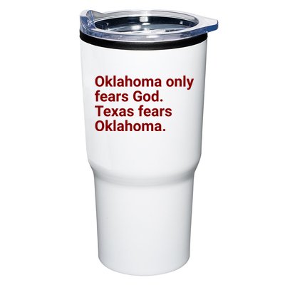 Oklahoma Only Fears God Texas Fears Oklahoma Tumbler