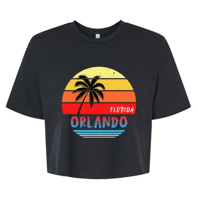 Orlando Orlando Florida Bella+Canvas Jersey Crop Tee