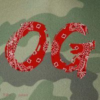 Og Original Gangster Compton Red Bandana Legacy Tie Dye Trucker Hat