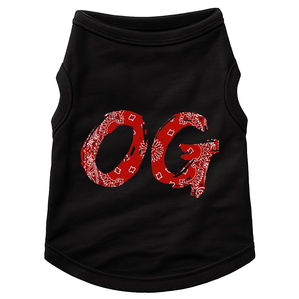Og Original Gangster Compton Red Bandana Doggie Tank