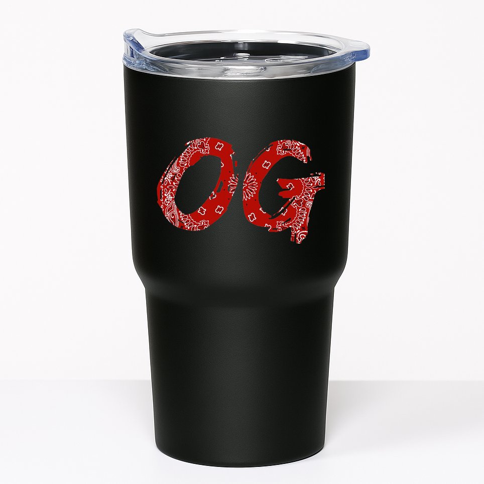 Og Original Gangster Compton Red Bandana Tumbler