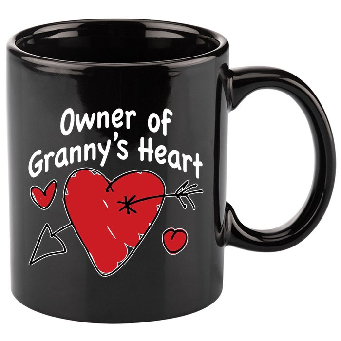 Owner Of Grannys Heart Cute Gift 11oz C Handle Ceramic Mug