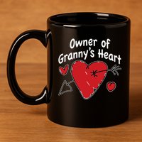 Owner Of Grannys Heart Cute Gift 11oz C Handle Ceramic Mug