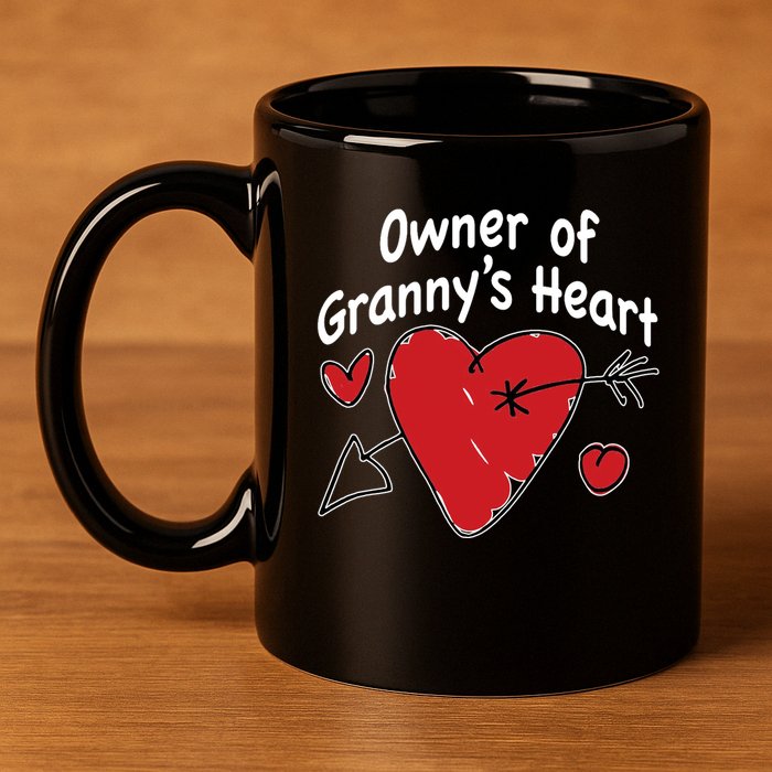 Owner Of Grannys Heart Cute Gift 11oz C Handle Ceramic Mug