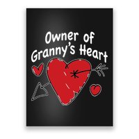 Owner Of Grannys Heart Cute Gift Poster