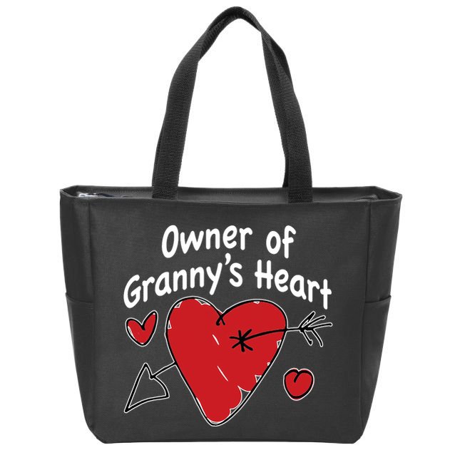 Owner Of Grannys Heart Cute Gift Zip Tote Bag