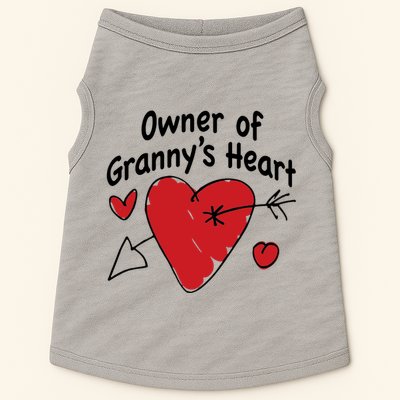 Owner Of Grannys Heart Cute Gift Doggie Tank