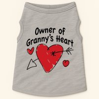 Owner Of Grannys Heart Cute Gift Doggie Tank