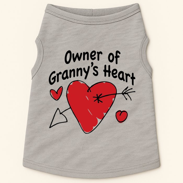 Owner Of Grannys Heart Cute Gift Doggie Tank