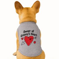 Owner Of Grannys Heart Cute Gift Doggie Tank
