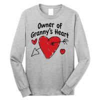 Owner Of Grannys Heart Cute Gift Long Sleeve Shirt