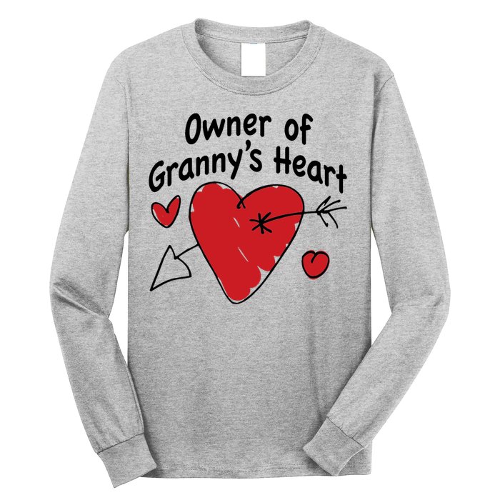 Owner Of Grannys Heart Cute Gift Long Sleeve Shirt