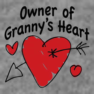 Owner Of Grannys Heart Cute Gift T-Shirt