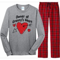 Owner Of Grannys Heart Cute Gift Long Sleeve Pajama Set