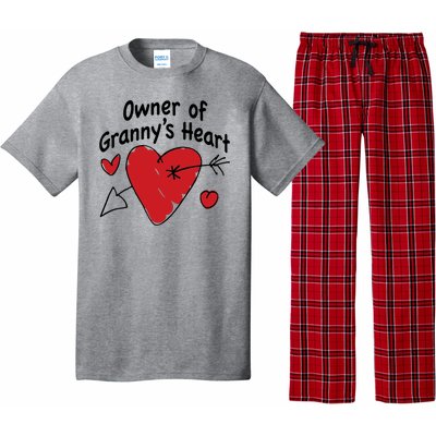 Owner Of Grannys Heart Cute Gift Pajama Set