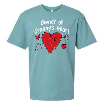 Owner Of Grannys Heart Cute Gift Sueded Cloud Jersey T-Shirt