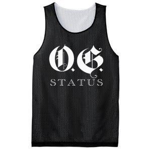 Og Original Gangster Gangsta O.G. Calligraphy Mesh Reversible Basketball Jersey Tank