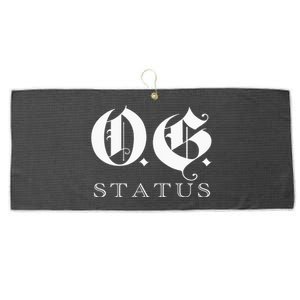 Og Original Gangster Gangsta O.G. Calligraphy Large Microfiber Waffle Golf Towel