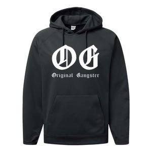 Og Original Gangster Performance Fleece Hoodie