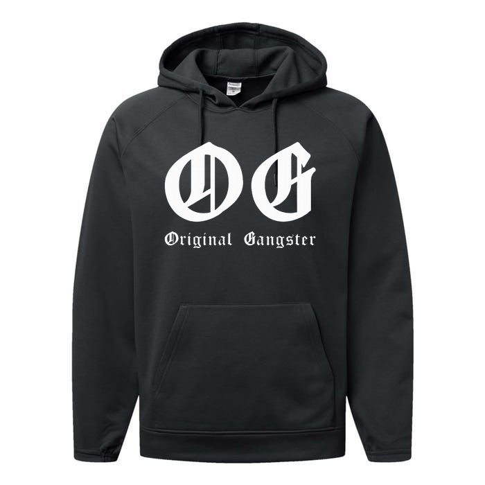 Og Original Gangster Performance Fleece Hoodie