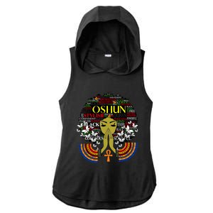 Orisha Oshun Gift Goddess Of Divinity Femininity And Love Cute Gift Ladies PosiCharge Tri-Blend Wicking Draft Hoodie Tank