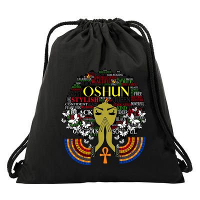 Orisha Oshun Gift Goddess Of Divinity Femininity And Love Cute Gift Drawstring Bag