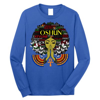 Orisha Oshun Gift Goddess Of Divinity Femininity And Love Cute Gift Long Sleeve Shirt