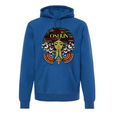 Orisha Oshun Gift Goddess Of Divinity Femininity And Love Cute Gift Premium Hoodie