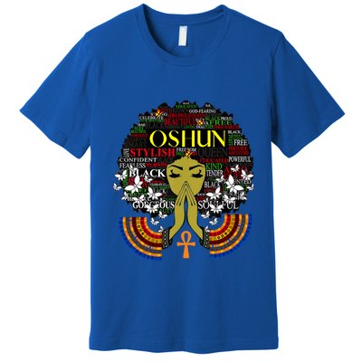 Orisha Oshun Gift Goddess Of Divinity Femininity And Love Cute Gift Premium T-Shirt