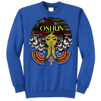 Orisha Oshun Gift Goddess Of Divinity Femininity And Love Cute Gift Tall Sweatshirt